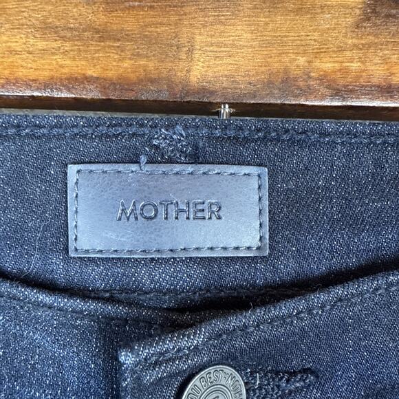 Mother Jeans The Mid Rise Dazzler Ankle Size 25 Now or Never Dark Wash Stretch - Picture 3 of 9